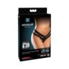 Hookup Crotchless Secret Gem Black Fits Size S-l