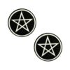 Neva Nude Pasty Wicca Black Glitter