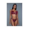 Bewicked Evangeline Set Burgundy S/m
