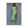 All Night Long Dress Neon Green Osq