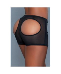 Bewicked Butt Booster Boyshort Black L