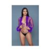 Bewicked Bou Robe Violet O/s