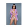 Bewicked Bou Robe Lavender O/s