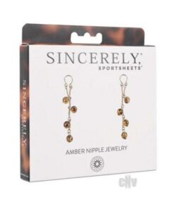 Sincerely Amber Nipple Jewelry