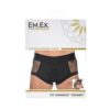 Em Ex Fit Harness Fishnet 2xlg Black