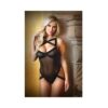 Tease Serafina Strappy Playsuit With Cage Detail And Snap Crotch Closure L/xl