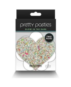 Pretty Pasties Heart & Flower Glow 2 Pair