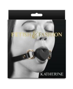 Fetish & Fashion Katherine Heart Gag Black
