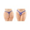 Aster Crotchless Strappy Flower Pearl Thong Queen