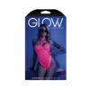 Glow All Nighter Harnessed Mesh Bodysuit Neon Pink M/l