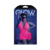 Glow Shock Value Net Halter Dress Neon Pink Qs