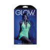 Glow Shock Value Net Halter Dress Neon Green Os