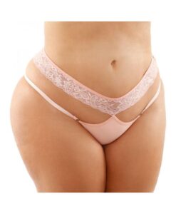 Ren Microfiber Panty With Double-strap Waistband Light Pink Queen