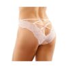 Ivy Lace Bikini Panty With Lattice Cut-out Back Light Pink L/xl