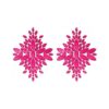 Fantasy Lingerie Glow-in-the-dark Crystal 1 Pair Jeweled Pasties Neon Pink O/s