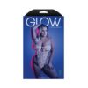 Fantasy Lingerie Glow Daydream Strappy Glow-in-the-dark Embroidered Mesh Teddy Queen Size