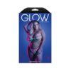 Fantasy Lingerie Glow Head Rush Uv Reactive Contrast Binding Bra & Adjustable G-string Queen Size
