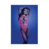 Glow Knockout Fishnet Teddy W/detachable Thong - Neon Pink L/xl