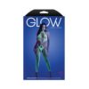Fantasy Lingerie Glow High Voltage Uv Reactive High Neck Bodystocking & G-string Panty O/s