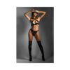 Edge Bralette & Crotchless Panty M/l