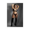 Edge Bralette & Crotchless Panty Q/s