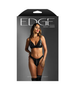 Zipper Bralette & Panty S/M