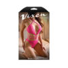 Between The Lines Crotchless Teddy One Size