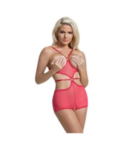 Ms Diamond Girl Cupless Romper Watermelon L/xl