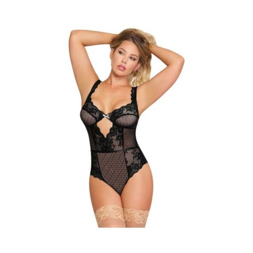 Ms Passion Point Teddy Balconette Teddy Black S/m