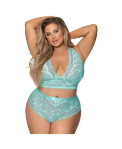 Magic Silk Seabreeze Cami & Short Set Turquise Queen Size