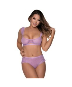 Magic Silk Girl Next Door Bralette & Panty Lilac L/lx