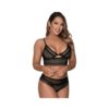 Magic Silk Modern Romance Braltt & Hipstrer Black S/m