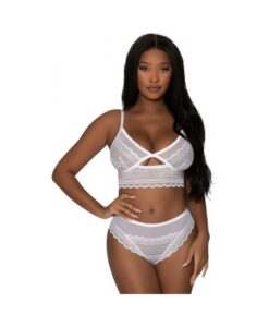 Magic Silk Modern Romance Braltt & Hipster White L/xl