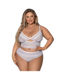 Magic Silk Modern Romance Braltt & Hipster White Queen Size