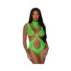 Magic Silk Seamless Teddy Lime Os