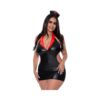 Magic Silk Dress Up Night Nurse Costume Black Queen Size