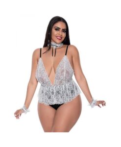 Magic Silk Dress Up Full Service Costume White Queen Size
