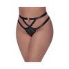 Magic Silk Rude Awakening Cheeky Panty Black Queen Size