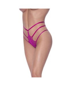 Magic Silk Berrylicious Strappy Panty Raspberry S/m