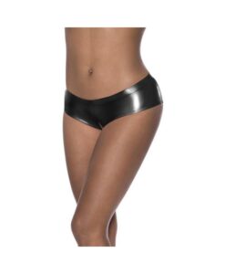 Magic Silk Hard Candy Low Rise Split Crotch Boyshort Black S/m