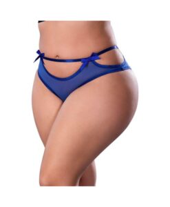 Magic Silk Holidaze Cheeky Boy Short Cobalt Queen Size
