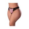 Magic Silk Sensual Desires Crotchless Thong Mauve Queen Size