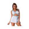 Magic Silk Dress Up School Spirit Costume White L/xl