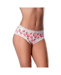 Magic Silk Sweet Treats Boy Short With Lube Peach L/xl