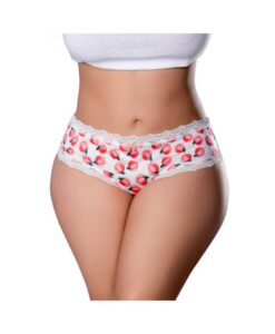 Magic Silk Sweet Treats Boy Short With Lube Peach Queen Size