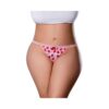 Magic Silk Sweet Treats Split Back & Crotchless Panty With Lube Strawberry Queen Size
