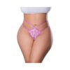 Magic Silk Daisy Split Crotch Thong Daisy Print Queen Size