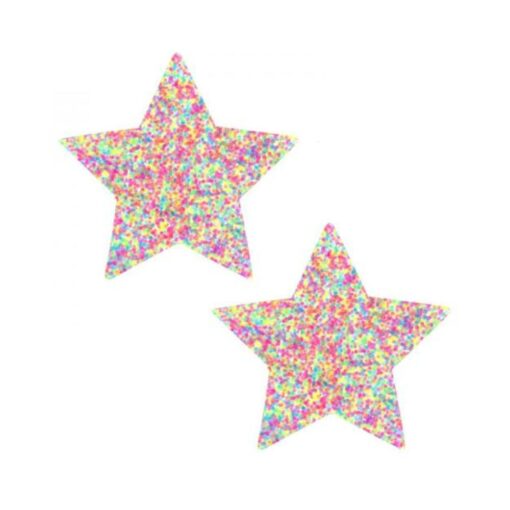 Neva Nude Pastie Star Sprankles Neon UV
