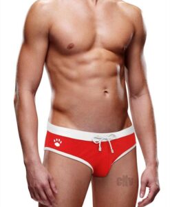 Prowler Swim Brief Red Lg Ss22