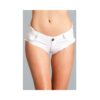 Sexy Cut Off Low Waist Booty Denim Shorts White Small